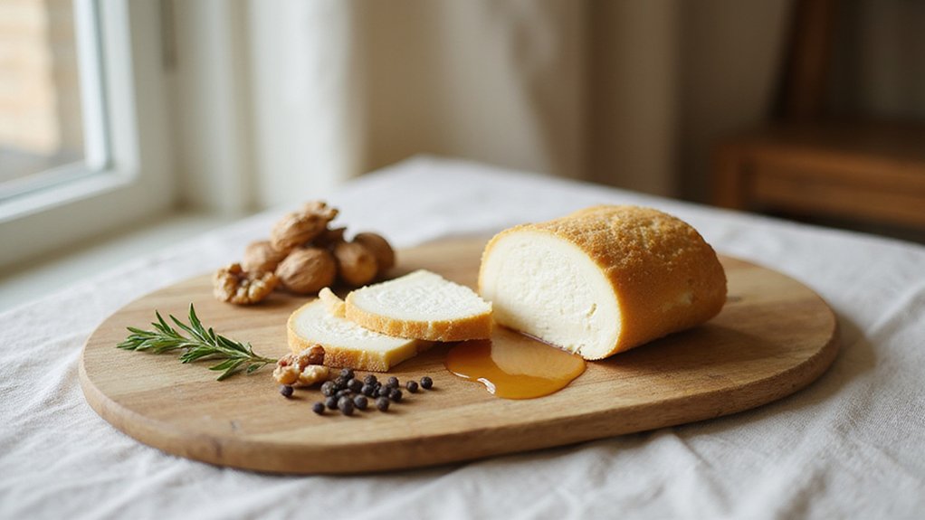 arrange goat cheese attractively