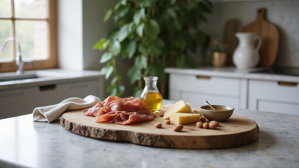 cheese and charcuterie board