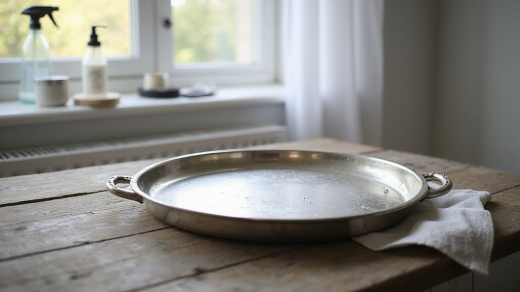 cleaning silver plated trays