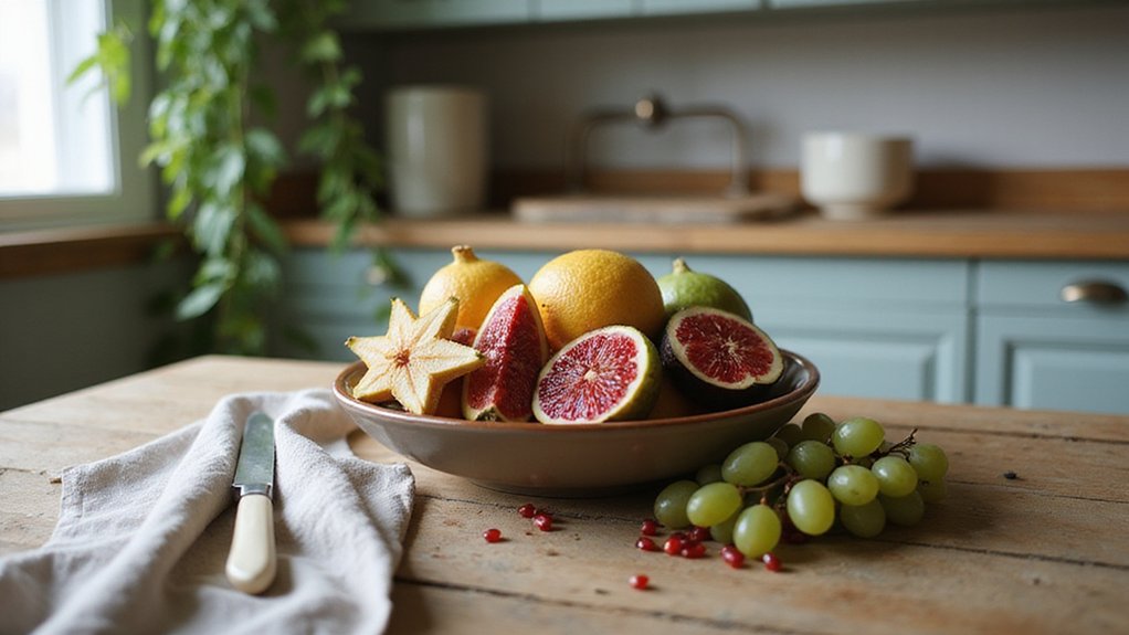 creative fresh fruit presentation