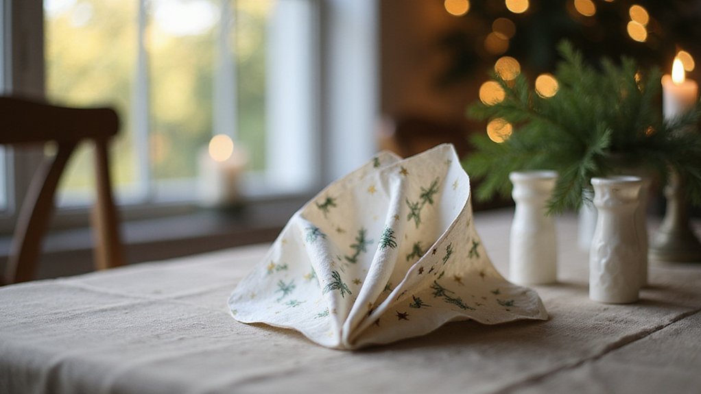festive napkin folding tips