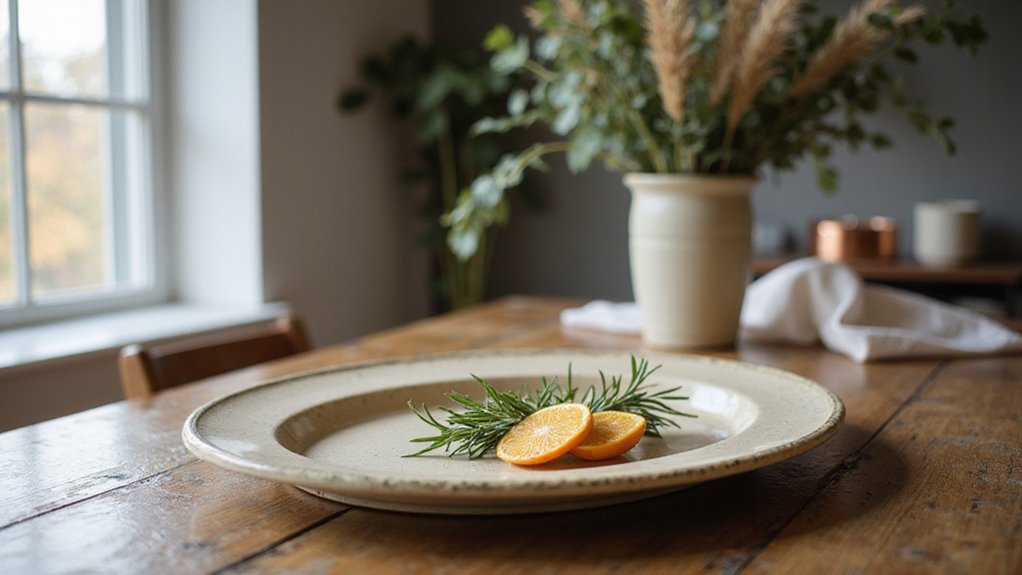 festive turkey platter styling