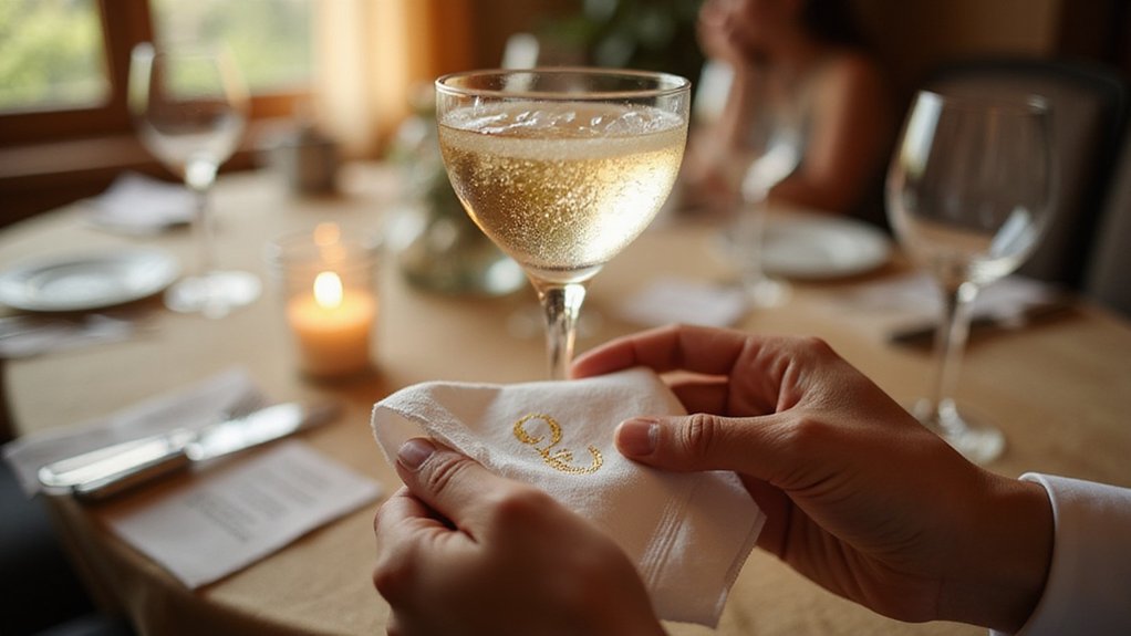 elegant wedding napkin choices