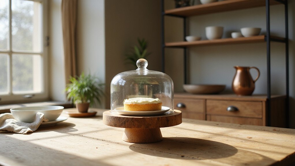 top wooden cake stands